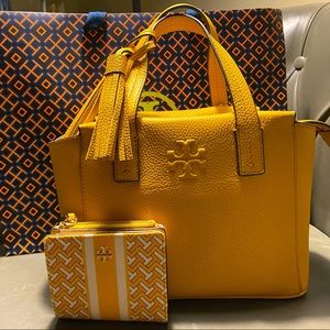 Tory Burch slouchy Thea mini satchel / mini ZagZip